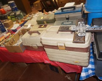 tackle boxes