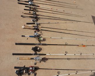 fishing poles