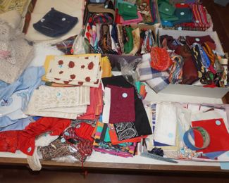 scarves, hankies and belts