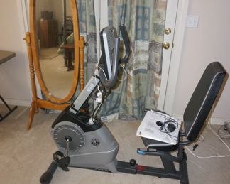 exercise equipment, mirror