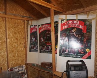 Christmas light sculptures