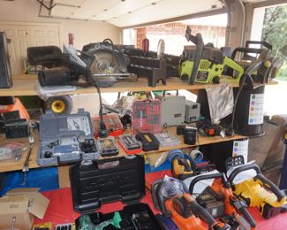chain saws, tools