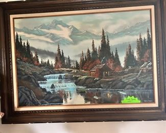 Paul Chalk Artist form Puyallup. Original  painting. $245.00