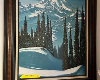 Paul Chalk artist signed. $175.00 