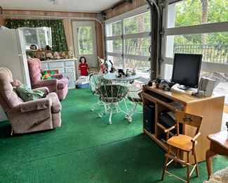 Porch inside back of house