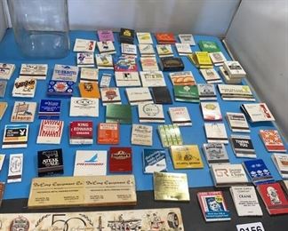 bulk lot of matchbooks