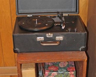 Crosley Record Player and Light Box