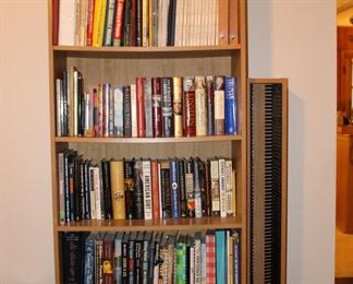 Bookcase and Books