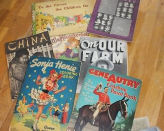 Vintage Books, Sonja Henie, Gene Autrie, Childrens Books - Children's Books