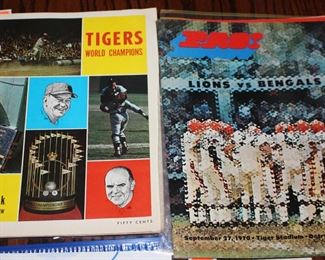 1969 Yearbook, Lions vs Bengals Book