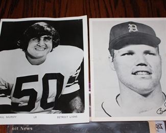 Paul Naumoff Detroit Lions and Bill Freehan Detroit Tigers