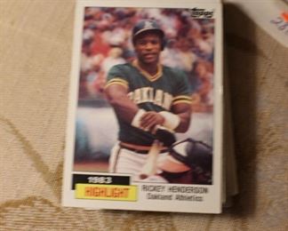 1983 Baseball Cards Robert Henderson