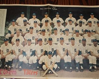 The Detroit Tigers Newspaper Photo