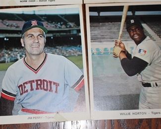 Willie Horton Jim Perry Baseball Player Photos