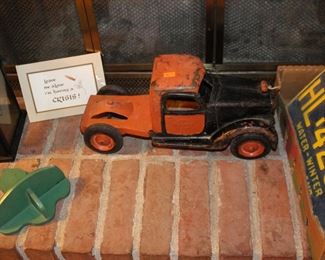 Antique Toy Truck, License Plates