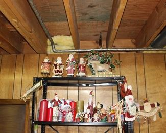 Christmas Decorations, Christmas Houses Bldgs., Spoke Dinnerware, Figurines, Santas