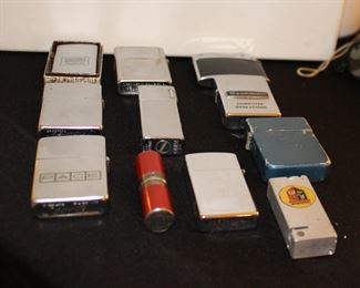 Cigarette Lighters Zippos and Sinclair