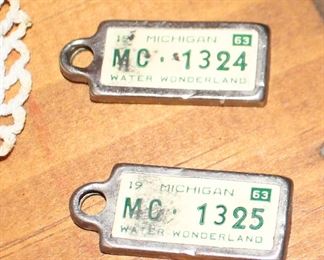 License Plate Key Tags