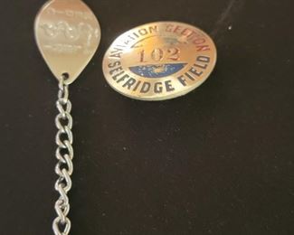 Selfridge 102 Badge, and Medical ID