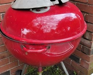 Barbeque Red Charcoal One