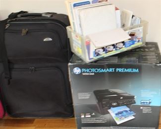 Luggage and Printer