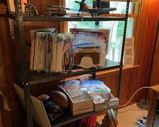 CAR PROCHURES, BASEBALL SCORE BOOKS, TOYS, AIRPLANE MORE