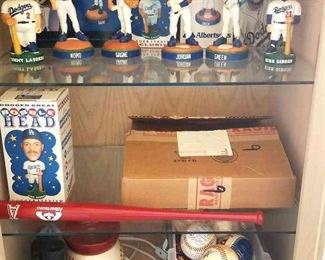 Dodgers Bobble Heads Other Baseball Collectibles