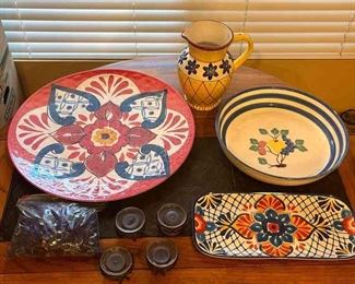 Colorful Serving Platters And More