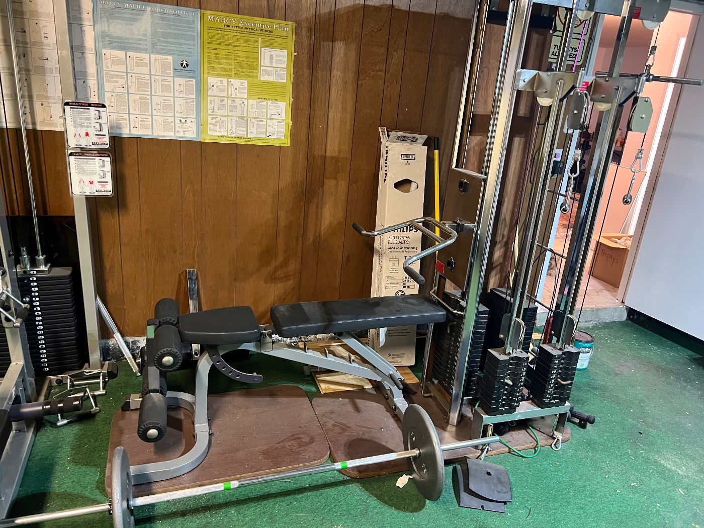 Estate sale with professional gym equiptment... starts on 7/21/2023