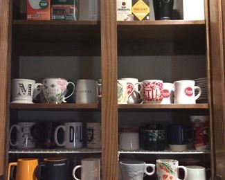 Starbucks coffee mugs and other collectible mugs