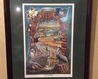 Louisiana State Picture designated in 1995. The original hangs at the State Capitol and a copy in the Governor's mansion. Father & son team Johnny O. Bell and Johnny F Bell
