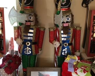 Awesome nutcrackers, lighted