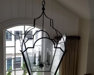 Exquisite large foyer light fixture