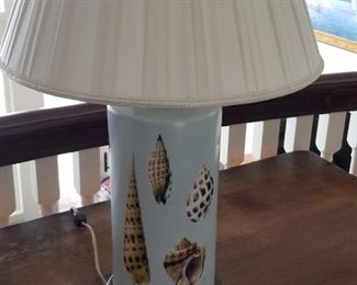 Sea shell table lamp - two available