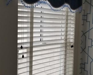 Stylish valances and blinds - bring your measurements