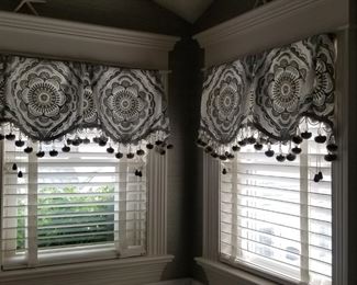 Festive valances and blinds - bring your measurements!