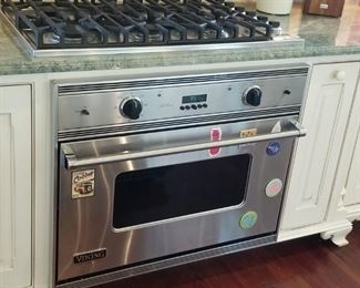 VIKING gas cooktop - 8 burners; VIKING oven (two available)