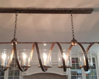 Currey and Company Maximus 5 Light Single Tier Chandelier- stunning light fixture - perfect for over a counter, bar or table