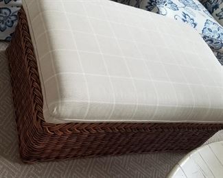 Upholstered ottoman/cocktail table