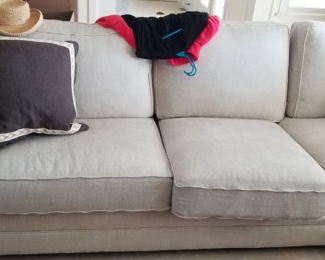 Handsome sectional with linen upholstery; made by Century Furniture - fabulous. 