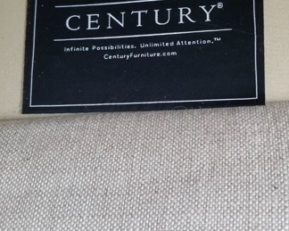 Handsome sectional with linen upholstery; made by Century Furniture - fabulous. 