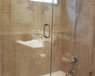Glass shower doors