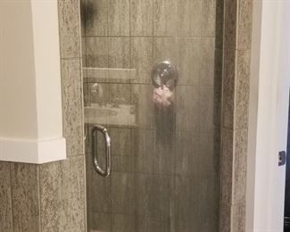 Glass shower door