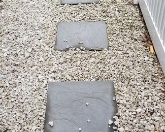 Slate pavers