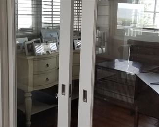 Interior pocket doors