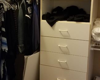 Multiple closet systems 