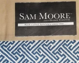 Recliner made in USA by Sam Moore, a division of Hooker Furniture 