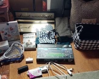 Lots of goodies in the attic, which will be put on tables for the sale 