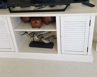 Home entertainment console - coastal chic!