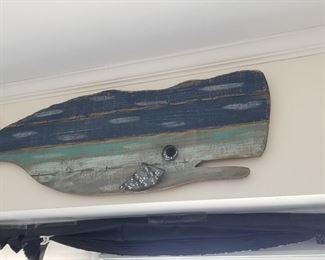 Whale wall art